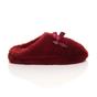 Burgundy AJVANI Burgundy Fluffy Mule Slippers, Image 2 of 6