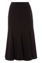Black Flute Midi Skirt, Image 4 of 4