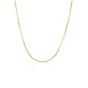 Gold Six Beads Sterling Silver Necklace Chain, Image 1 of 5