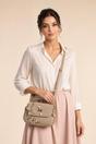 Pink Embroidered Shoulder Bag With Zip Charms, Image 1 of 5