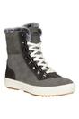 Grey Korinna Suede Lace Up Snow Boots, Image 1 of 4