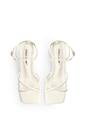 White Bree White Square Toe Mid Stiletto Heels, Image 2 of 4