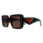 Brown Prada Brown Square Tortoise Dark Brown PR23YS, Image 2 of 4
