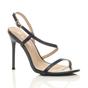 Navy Blue AJVANI Navy Blue Party Barely There Strappy High Heels, Image 1 of 6