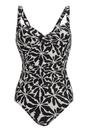 Beige Sakari Floral Tummy Control Swimsuit, Image 1 of 3