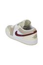 White Air Jordan 1 Low Trainers, Image 3 of 6