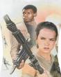 White Star Wars Force Awakens Heroes T-Shirt, Image 2 of 2
