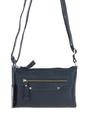 Navy Genuine Leather Crossbody Bag, Image 2 of 6