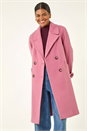 Pink Premium Buttoned Coat, Image 5 of 8