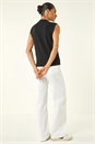 Black Dusk Bow Detail Knit Top, Image 3 of 5