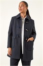  Petite Patch Pocket Duffle Coat, Image 2 of 5