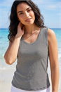 Black Dusk Stripe Jersey Vest, Image 1 of 4
