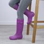 Fuchsia AJVANI Fuchsia Waterproof Wellington Boots Wellies, Image 5 of 6