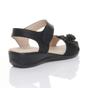 Black AJVANI Black Comfort Touch Close Sandals, Image 4 of 6