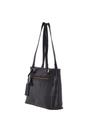 Black Real Leather Vintage Medium Handbag, Image 2 of 3