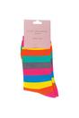 Multi 1 Pack Ladies Novelty Patterned Bamboo Socks, Image 2 of 5