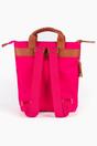 Fuchsia Etre Fuchsia Plain Top Handle Foldable Backpack, Image 3 of 5