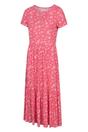 Pink Sardinia Floral Tiered Dress, Image 3 of 4