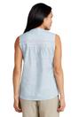 White Petra Printed Sleeveless Shirt, Image 2 of 3