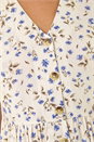 Ivory  Dusk Ditsy Floral Buttoned Midi Dress, Image 5 of 5