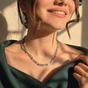 Silver Statement Rhodium Filled Silver Paperclip Link Necklace, Image 3 of 4