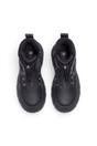 Black Womens Platform High Ankle Boots-Fusion, Image 7 of 7