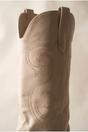 Beige Ivy Womens Embroidered Western Cowboy Boots, Image 4 of 6