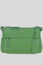 Green 'Perth' Elegant Real Leather Crossbody Bag, Image 1 of 5