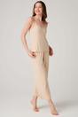 Beige "Soft Sand" Bamboo Lace Camisole Pyjama Set, Image 2 of 6