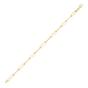 Gold Spero Gold Sterling Silver Rectangular Large Chain Bracelet, Image 1 of 4