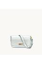 Silver The Maisie Mini Silver Leather Bag, Image 1 of 8