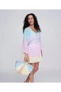 Lilac Pia Rossini Lilac Monaco - Straw Tote Bag - Lilac, Image 1 of 1