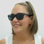 Black Ray-Ban Black Rectangle Black Green Sunglasses, Image 6 of 6