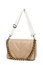 Taupe Chain Detail Cross Body Bag, Image 1 of 2