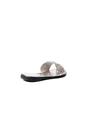 Silver iKrush Silver Sofie Embellished Slip On Sandals, Image 7 of 8