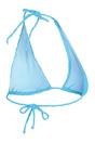 Blue TriFold Terrycloth Swimming Bikini Top, Image 2 of 4