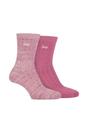Pink 2 Pack Performance Polyester Boot Socks, Image 1 of 3