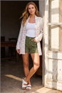 Ivory  Nep Long Line Cardigan, Image 2 of 4