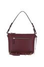 Wine Real Leather Shoulder Bag, Image 1 of 5