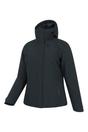 Black Mallory Short Waterproof Padded Jacket, Image 4 of 5