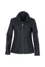 Black Ashwood Leather Black Casual Leather Jacket with Classic Collar, Image 2 of 5