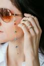 Gold Evil Eye Bead Eyeglass Chain, Image 1 of 2