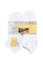 White 6 Pack Low Cut Trainer Gym Socks, Image 2 of 3