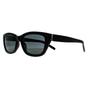 Black Cat Eye Shiny Black Grey SL M153, Image 2 of 3