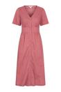 Pink Riviera Button Through Midi Dress, Image 1 of 4
