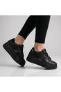Gold iKrush Gold Malina Chunky Platform Glitter Detail Trainers, Image 8 of 8