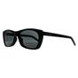 Black Saint Laurent Black Rectangle Shiny Black Grey SL 613, Image 2 of 3
