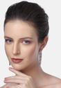 Light Pink Diva Chain Tassel Earrings, Image 4 of 5