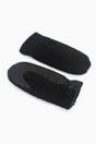 Black Borg Fleece Winter Mittens, Image 2 of 4