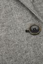 Light Grey Infinity Leather Light Grey Tweed 1920s Herringbone Light Grey Blazer, Image 6 of 6